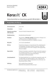 KorasitÂ® CK - KORA Holzschutz
