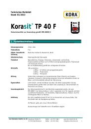 Ko oras sitÂ® P 40 0 F - KORA Holzschutz