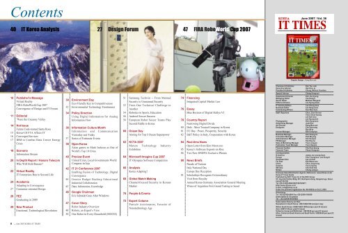 Contents - Korea IT Times