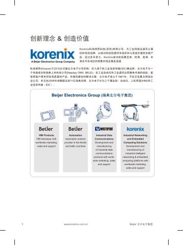 2011 简易版型录 - Korenix科洛理思