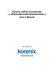 Korenix JetPort Commander