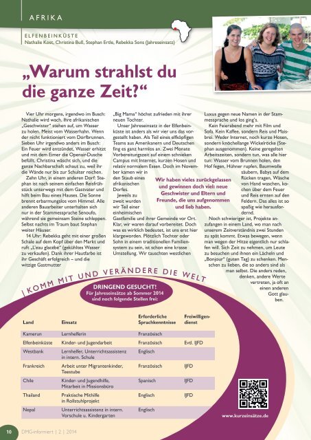 DMG-informiert 2/2014