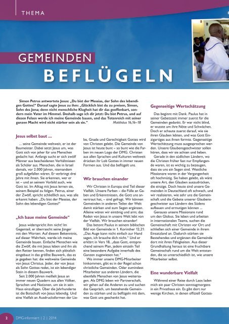 DMG-informiert 2/2014