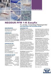 NEODUR PFM 1-K Easyfix - Korodur