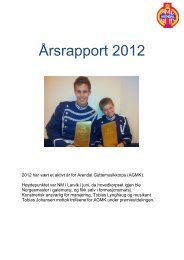 AGMKs Ã¥rsmelding for 2012 - Korpsweb