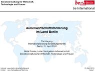 Senatsverwaltung fÃ¼r Wirtschaft, Technologie und Frauen