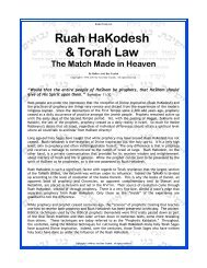 Ruah HaKodesh & Torah Law The Match Made in ... - Kosher Torah