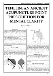 tefillin: an ancient acupuncture point prescription for ... - Kosher Torah