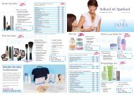 Lust auf Farbe - Jafra kosmetik-webshop