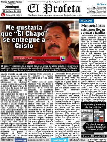 Semanario El Profeta 23 Marzo 2013 