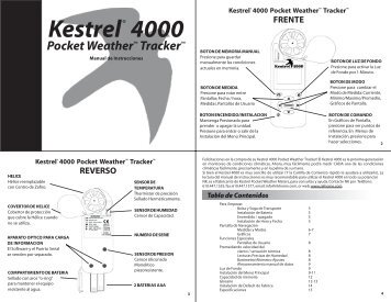 KestrelÂ® 4000 - Kosmos