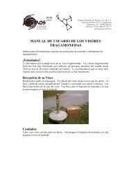 manual de usuario de los visores tragamonedas - Kosmos