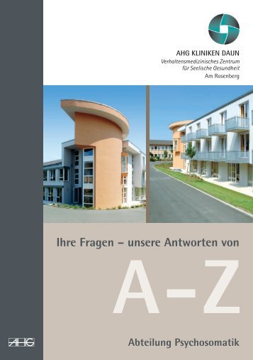 unsere Antworten von - AHG Allgemeine Hospitalgesellschaft