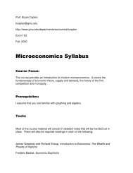 Bryan Caplan: ECON 103 Intro to Microeconomics - Kosmos