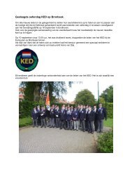 Geslaagde oefendag KED op Bronbeek. - Kovom