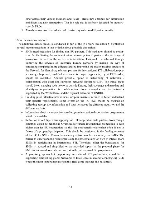 Draft Report of the Expert Group on International STI Cooperation to ...