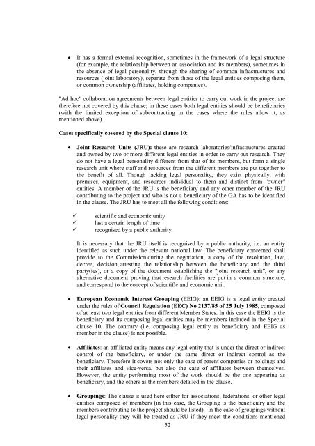 Guide to Financial Issues relating to FP7 Indirect Actions - KoWi