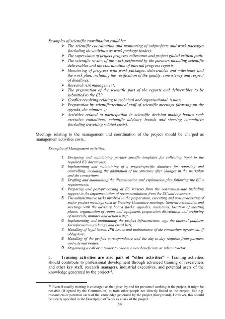 Guide to Financial Issues relating to FP7 Indirect Actions - KoWi