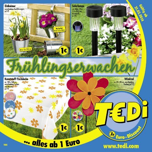TEDi - Frühlingserwachen - 31.03.2014
