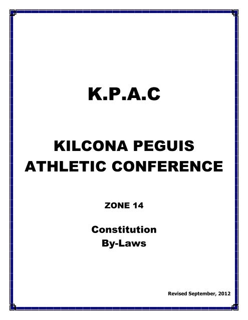 KPAC constitution