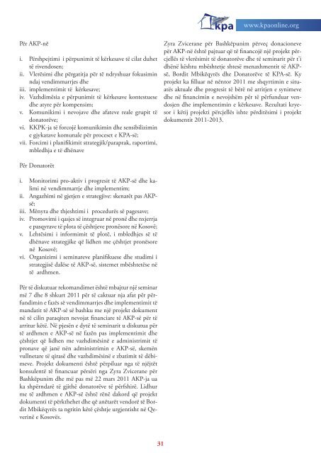 Raporti vjetor 2011 i KPA-sÃ«