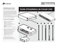 Guide d'installation du Corsair Link