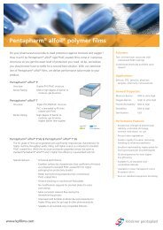 PentapharmÂ® alfoilÂ® Polymer Films Sales Sheet - KlÃ¶ckner Pentaplast