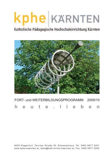 Fort- und Weiterbildungsprogramm - KPHE