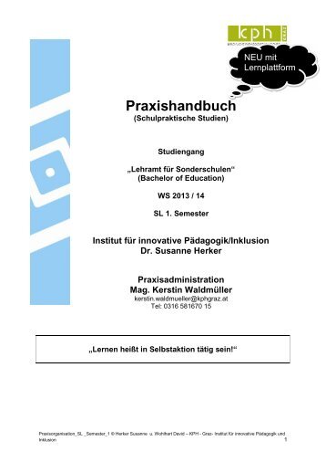 PDF, 140 KB - KPH Graz