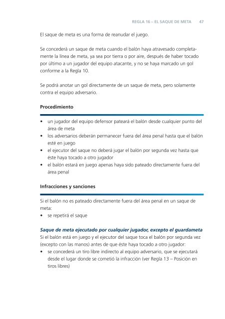 Reglas de Juego 2009/2010 - FIFA.com