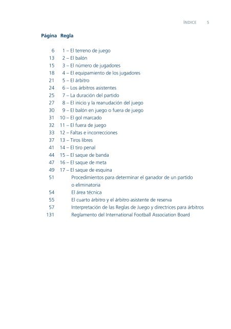 Reglas de Juego 2009/2010 - FIFA.com