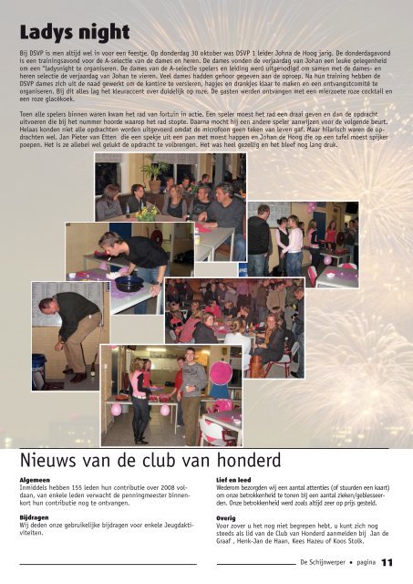 1 Officieel cluborgaan van sportvereniging DSVP november 2008 ...