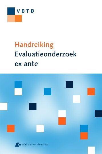 handreiking Evaluatieonderzoek ex ante, Ministerie van ... - KpVV