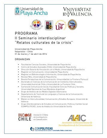 II Seminario interdisciplinar "Relatos culturales de la crisis"