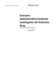 DVS 2009 - Evaluatie A6 Hollandse Brug Bijlagen - KpVV