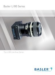 Basler L100 Series - Motion Analysis Inc