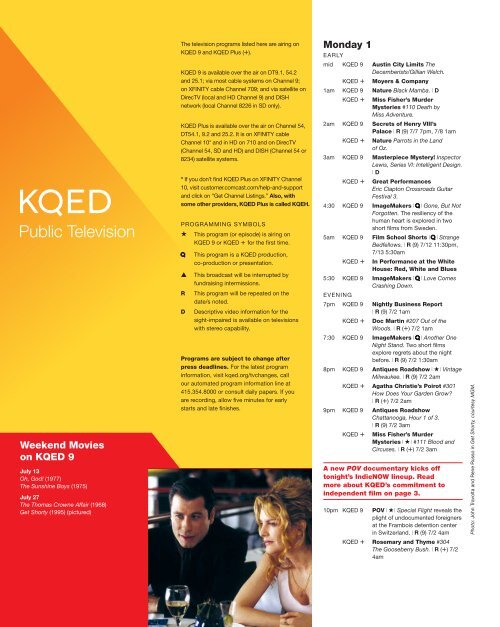 Tv Listings Kqed