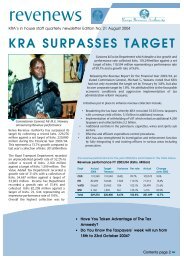 revenews newsletter - Kenya Revenue Authority