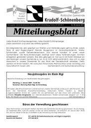 Mitteilungsblatt - Gemeinde Kradolf-SchÃ¶nenberg