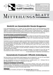 Mitteilungsblatt Oktober 2013 - Kradolf-Schönenberg