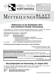 Mitteilungsblatt Juli 2013 - Kradolf-Schönenberg