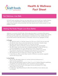 Health and Wellness Fact Sheet-rev May2012.indd