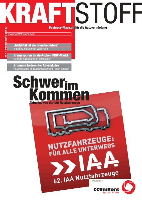 PDF Ausgabe - Kraftstoff â Business-Magazin fÃ¼r die Autovermietung