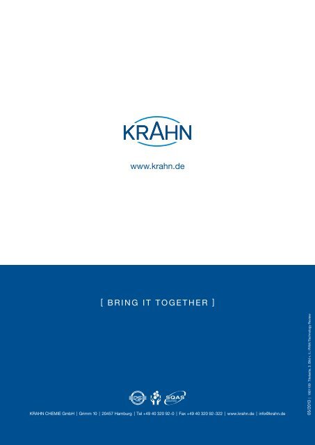 LIEFERPROGRAMM - Krahn Chemie GmbH