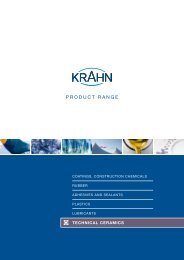 PRodUCT RANGE - Krahn Chemie GmbH