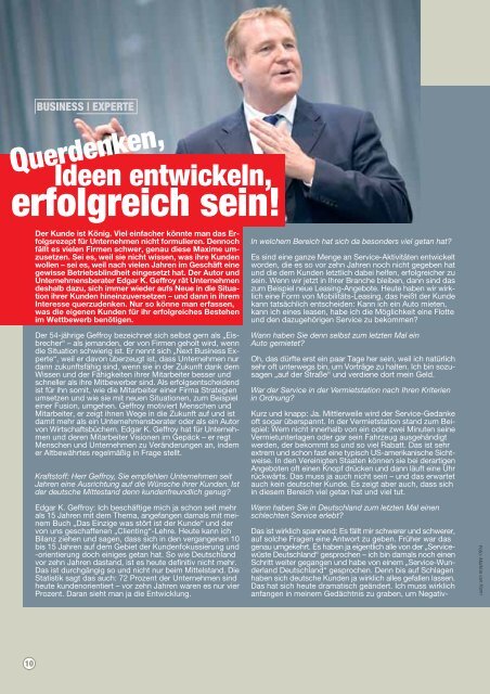 CCUniRent - Kraftstoff â Business-Magazin fÃ¼r die Autovermietung