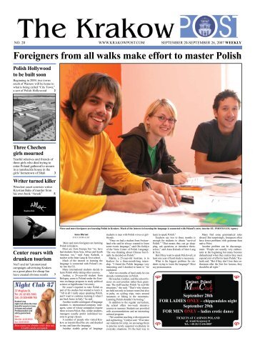 Foreigners from all walks make effort to master Polish - Krakow Post