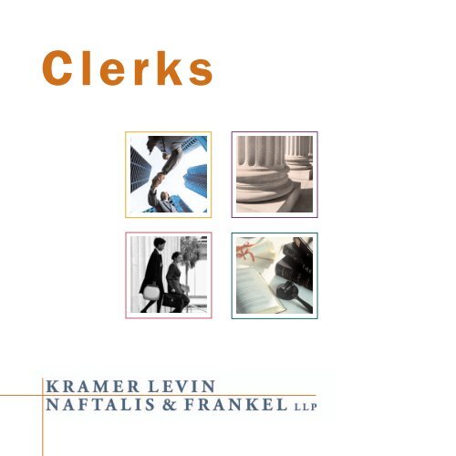 Clerks - Kramer Levin Naftalis &amp; Frankel LLP