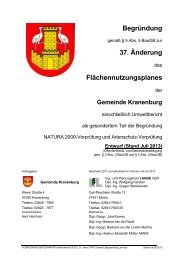 1 - Entwurf der BegrÃ¼ndung - Gemeinde Kranenburg
