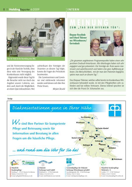 Krankenhaus Eschwege richtet Ambulantes Operations- und ...